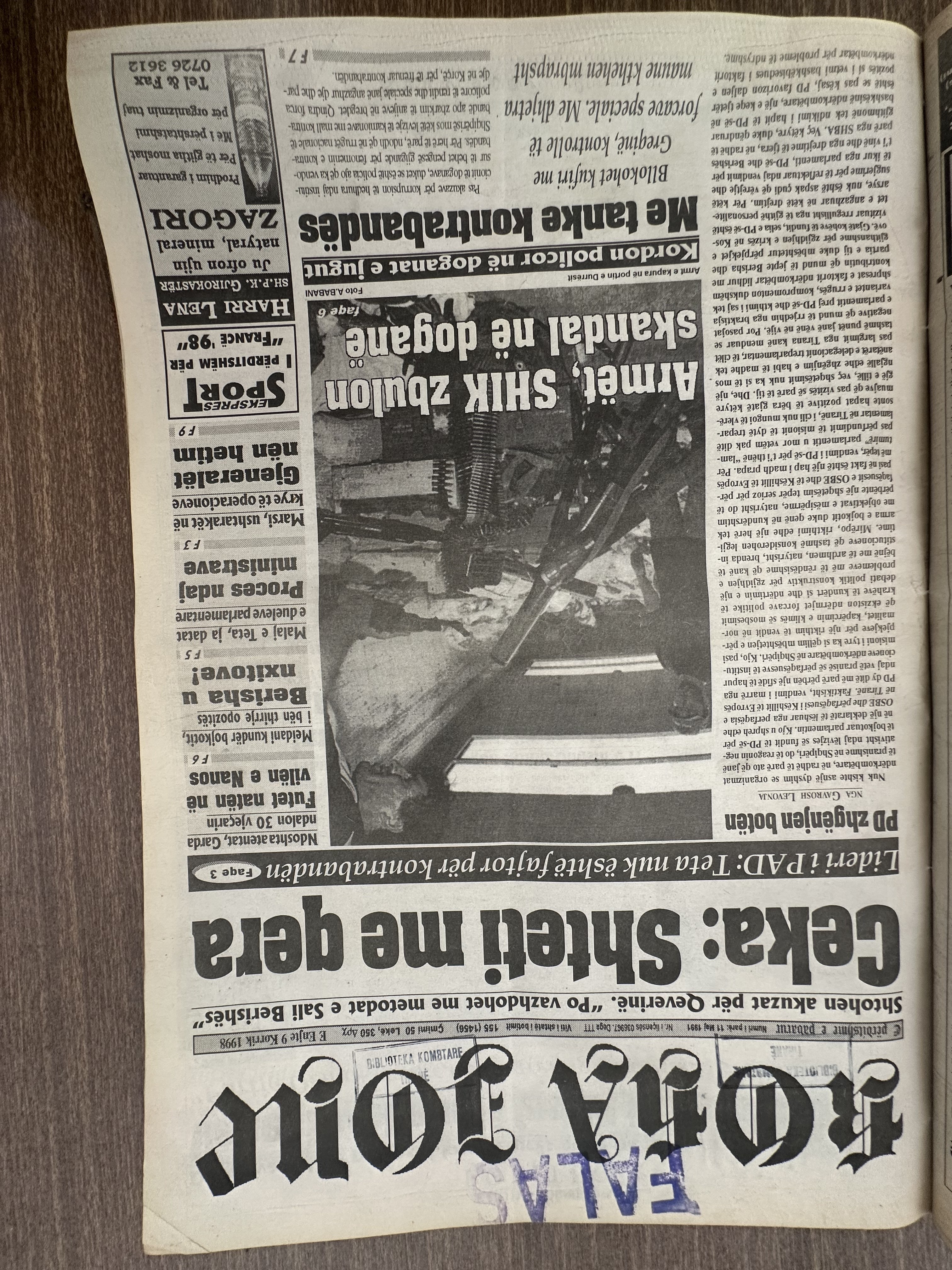 Koha Jonë 1998-07-09